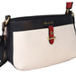 Navy and Off-White Crossbody Bag