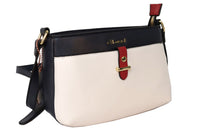 Navy and Off-White Crossbody Bag