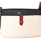 Navy and Off-White Crossbody Bag