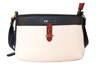 Navy and Off-White Crossbody Bag