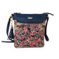 Navy Mini Bloom Print Crossbody Bag