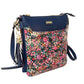 Navy Mini Bloom Print Crossbody Bag