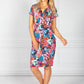 Tropical Palm Print Dress