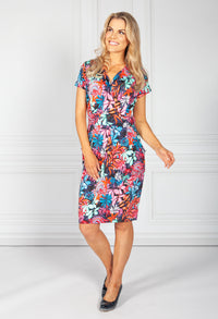 Tropical Palm Print Dress