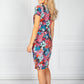 Tropical Palm Print Dress