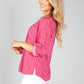 Fuchsia Printed Blouse