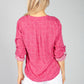 Fuchsia Printed Blouse