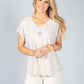 Sand Sequin Star Top