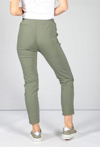 Khaki Tailored Joggers