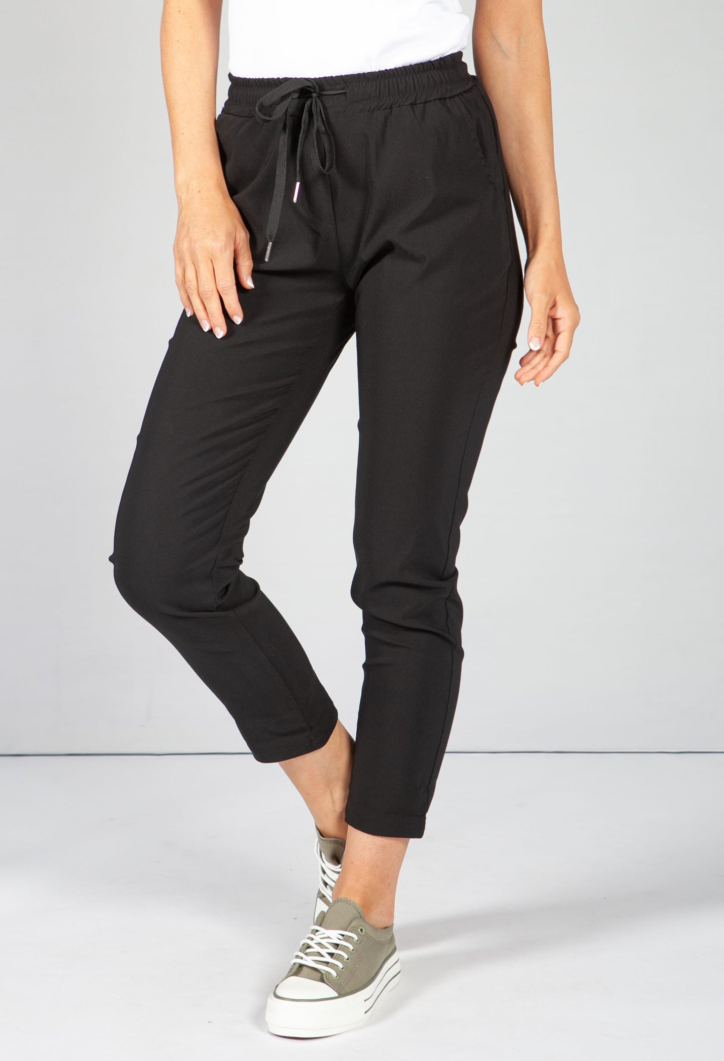 Black Tailored Joggers