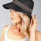 Black Cloche Summer Hat