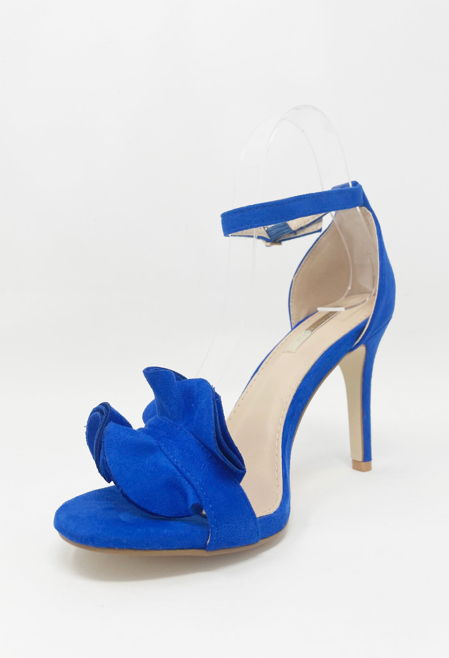 Royal Blue Frill Detail Heel