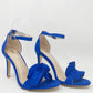 Royal Blue Frill Detail Heel