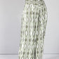 Light Khaki Abstract Print Trousers