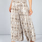 Cappuccino Abstract Print Trousers