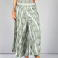 Summer Burst Print Trousers in Sage