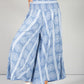 Summer Burst Print Trousers in Blue