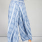 Summer Burst Print Trousers in Blue