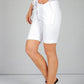 Crisp White Summer Shorts