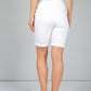 Crisp White Summer Shorts