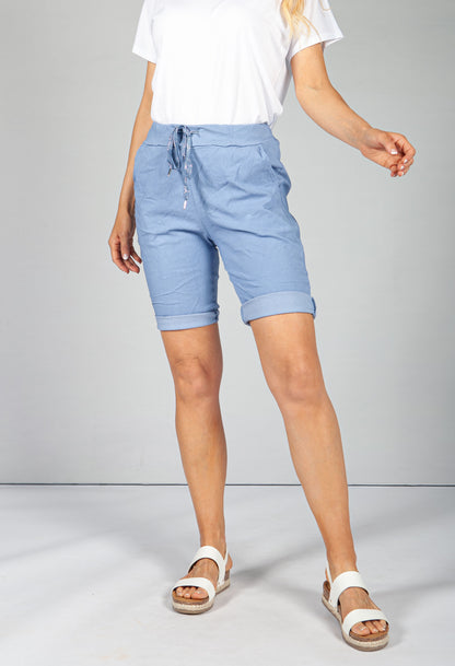 Afternoon Sky Blue Summer Shorts