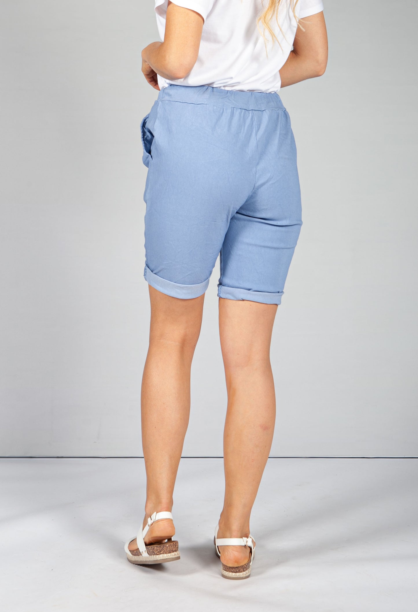 Afternoon Sky Blue Summer Shorts