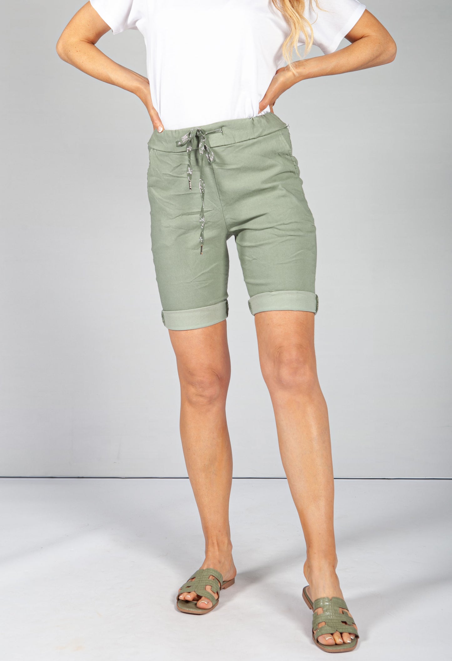 Khaki Summer Shorts