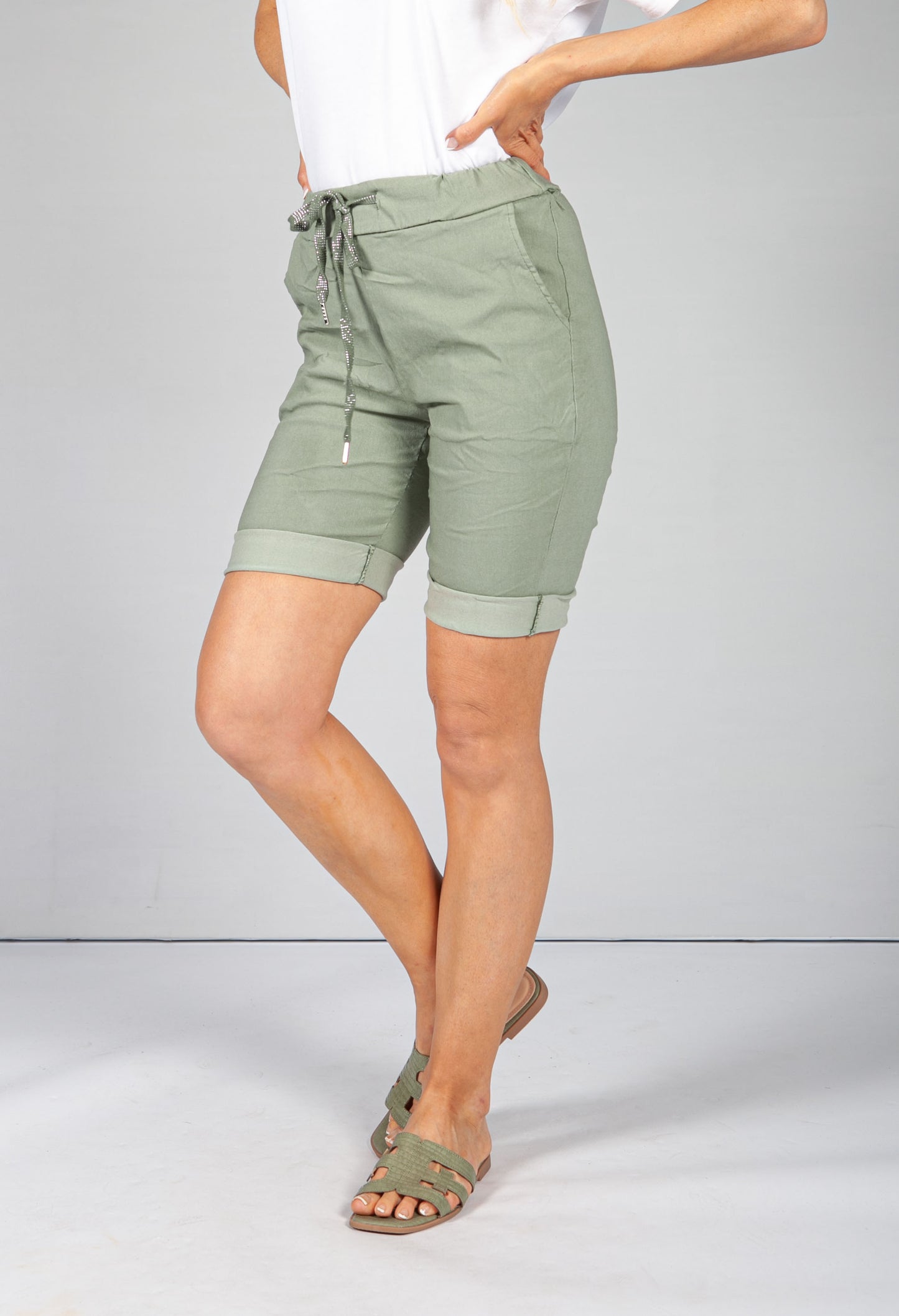 Khaki Summer Shorts