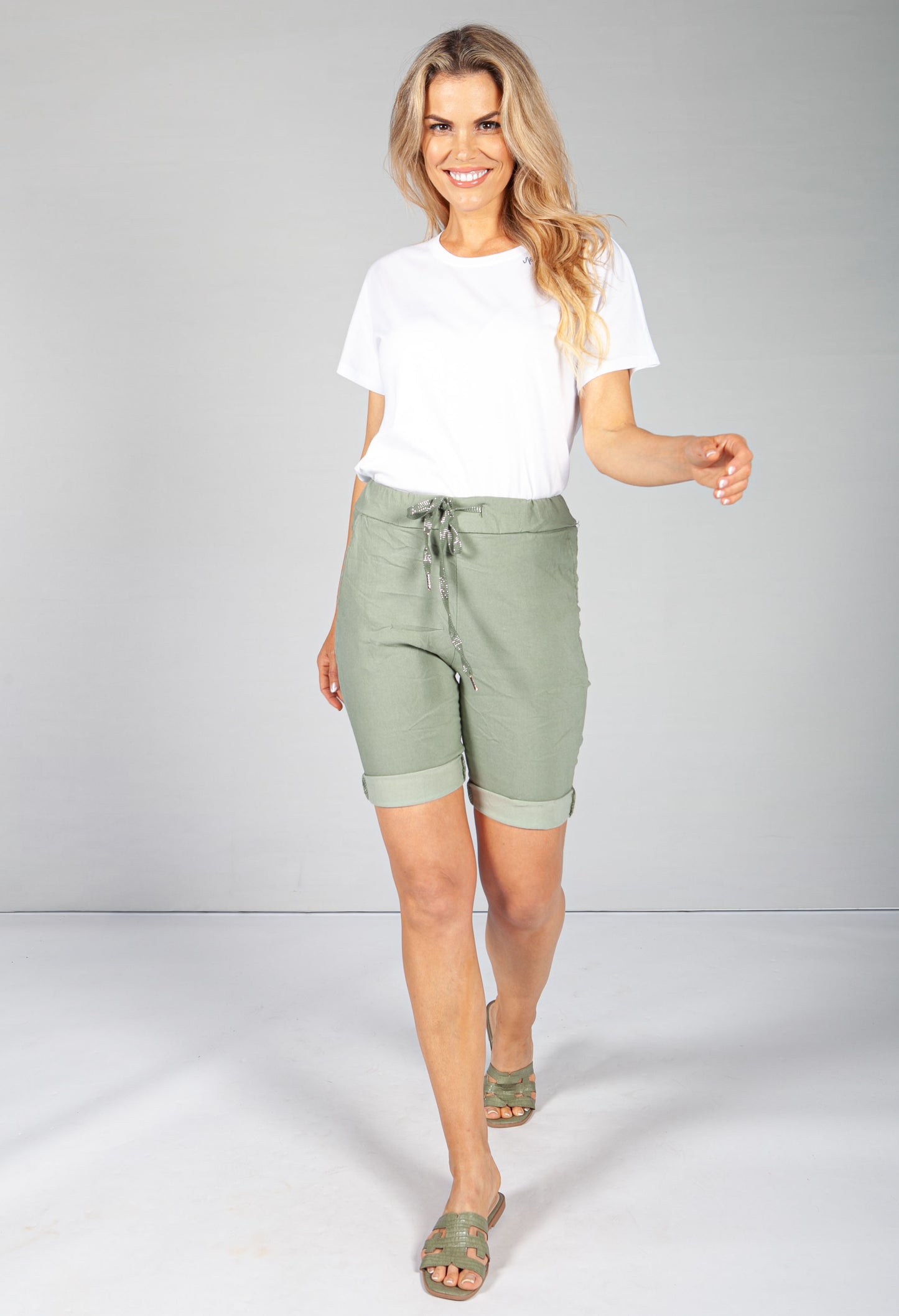 Khaki Summer Shorts