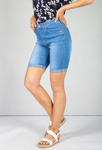 Deep Blue Denim SHorts