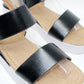 Black Double Strap Sandal