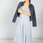 Smocked Bodice Dress in Blue Gingham