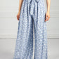 Daisy Chain Palazzo Pants in Blue