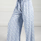 Daisy Chain Palazzo Pants in Blue