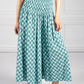 Fern Green Peacock Print Trousers