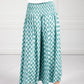 Fern Green Peacock Print Trousers