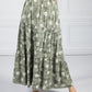 Daisy Maxi Skirt in Green