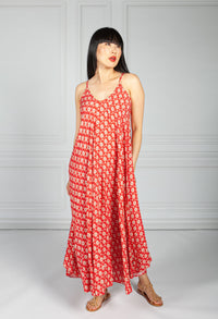 Ruby Vintage Print Maxi Dress