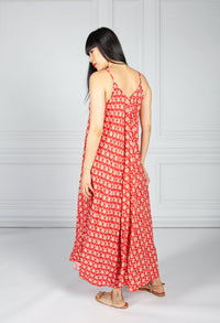 Ruby Vintage Print Maxi Dress