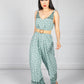 Green Trapeze Style Jumpsuit