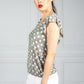 Light Khaki Polka Dot Top