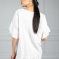 White Linen Relaxed Top