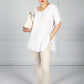 White Linen Relaxed Top