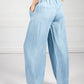 Tencel Wide Leg Trousers