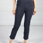 Navy Stretch Capri Pant