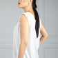 White Crepe Sleeveless Top-1