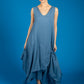 Corn Flower Blue Boho Dress