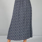 Mini Bloom Faux Button Down Skirt in Deep Navy-1