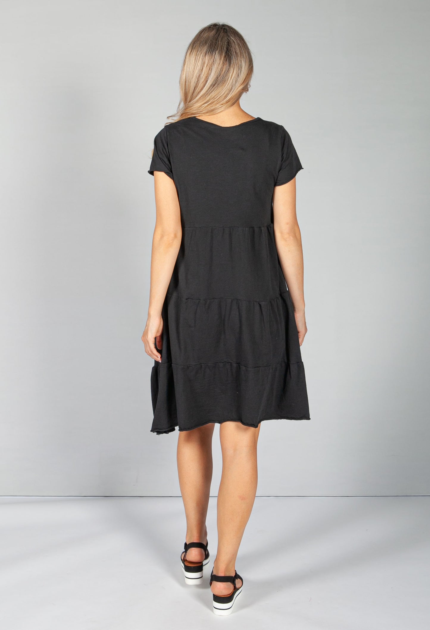 Black Tiered Dress