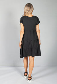 Black Tiered Dress